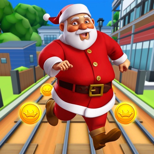 Subway Santa